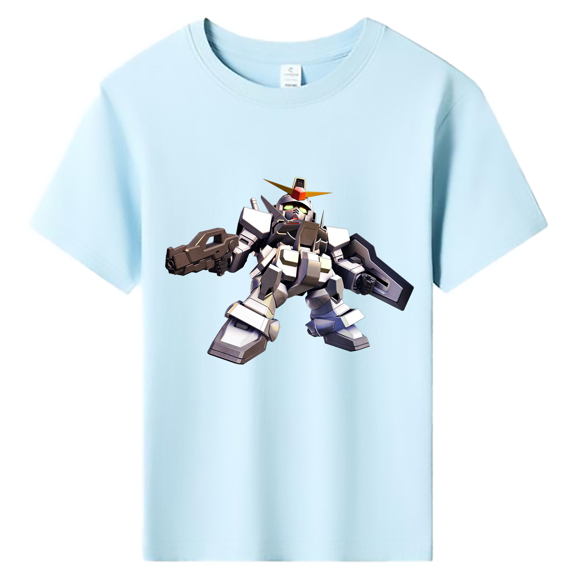 （画像用） 機動戦士ガンダム Mobile Suit Gundam 綿100％キッズTシャツ（フロントプリント）